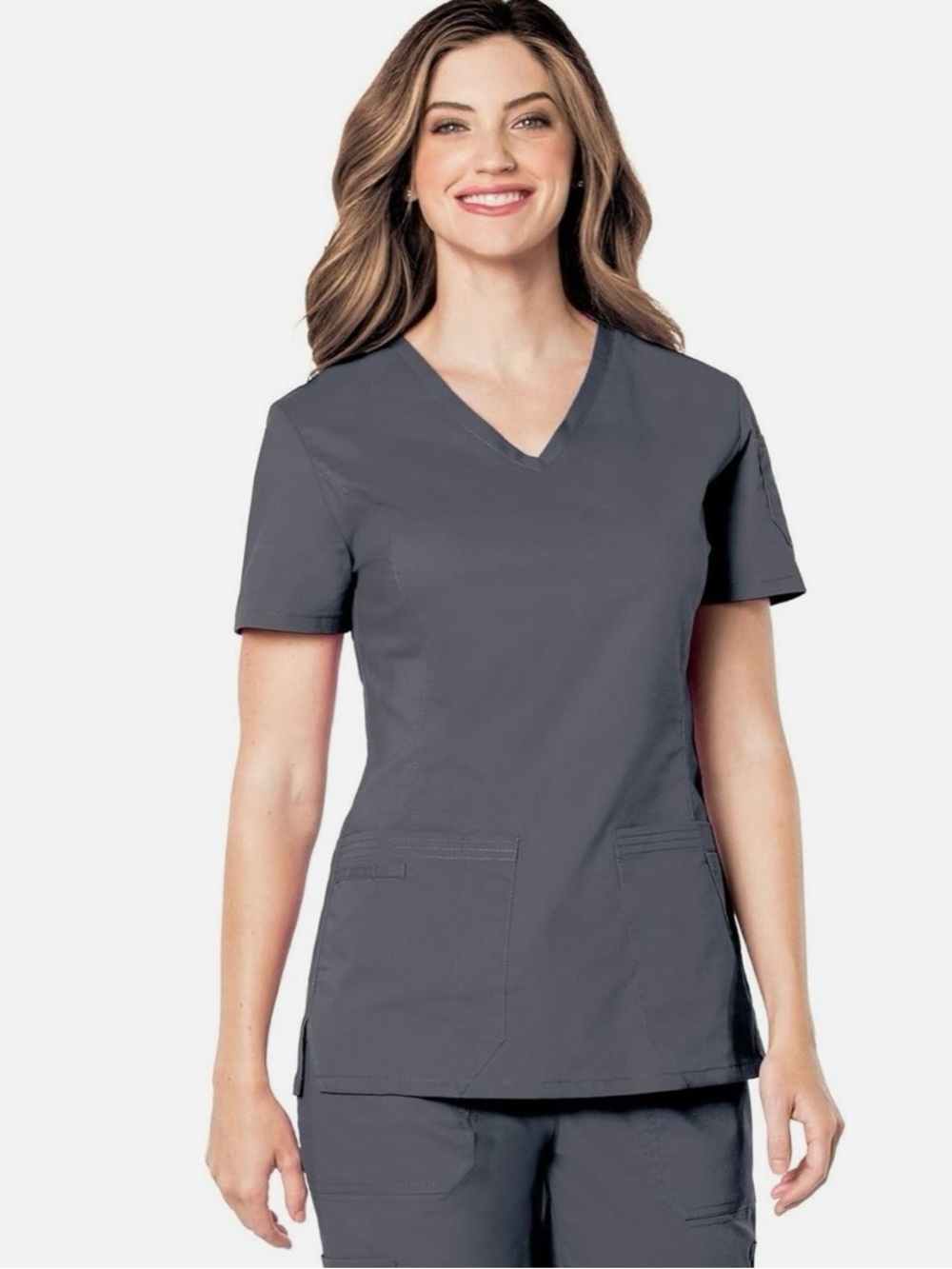 Landau Women's V-Neck Scrub Top